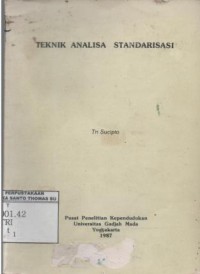 Teknik analisa standarisasi