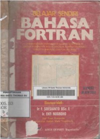 Bahasa Fortran (belajar sendiri)