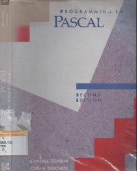 Programming in PASCAL