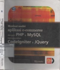 Membuat sendiri aplikasi E-Commerce dengan PHP dan MYSQL menggunakan Codeigniter dan JQUERY