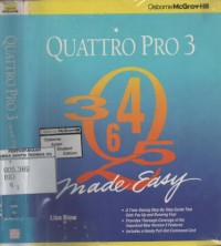 Quattro Pro 3 Made Easy