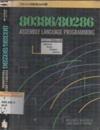 Eight, zero, three, eight, sixt (80386/80286) Assembly language programming