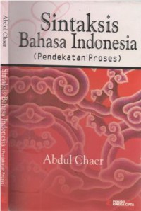 Sintaksis Bahasa Indonesia (pendekatan proses)
