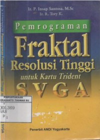 Pemrograman fraktal resolusi tinggi untuk kartu trident: SVGA