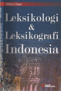 Leksikologi & leksikografi Indonesia