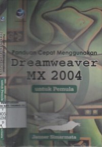 Panduan cepat menggunakan dreamweaver MX 2004