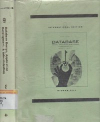 Database design, application development, and administration