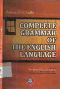 Complete grammar of the English language