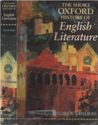 The Short Oxford History of English Literature