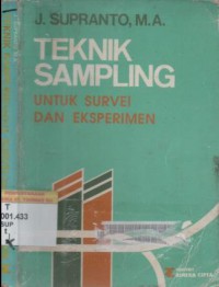 Teknik sampling : untuk survei dan eksperimen