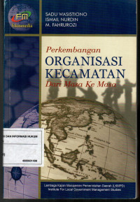 Image of Perkembangan organisasi kecamatan dari masa ke masa