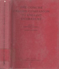 THE CONCISE Oxford Companion to English Literature
