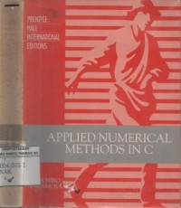 Applied numerical methods in C