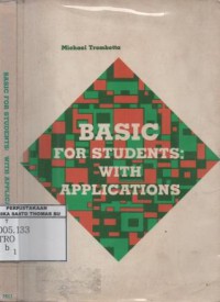 Basic for students: with applications