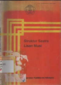 STRUKTUR Sastra Lisan Musi