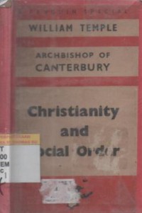 Christianity and social order