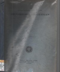 Bahan bacaan mata ajaran metodologi penelitian