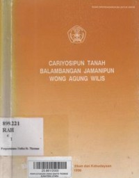 Cariyosipun Tanah Balambangan Jamanipun Wong Agung Wilis