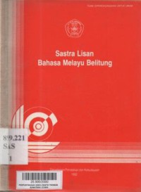 Sastra Lisan Bahasa Melayu Belitung