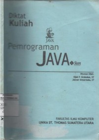 Diktat kuliah : pemrograman java