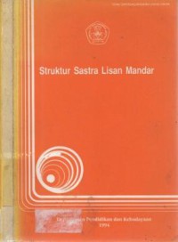 Struktur Sastra Lisan Mandar