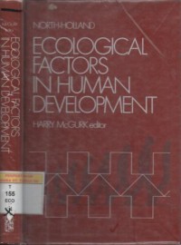 Ecological factors in human development