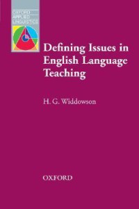 Defining issues in english language teaching