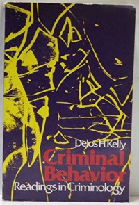 Criminal behavior : readings in kriminology