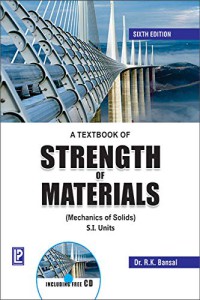 A Textbook of strength of materials (mechanics of solids)