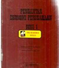 Pengantar ekonomi perusahaan buku 1
