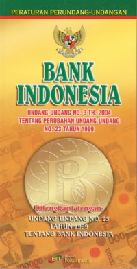 Peraturan perundang-undangan tentang bank indonesia