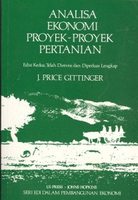 Analisa ekonomi proyek-proyek pertanian