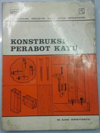 Konstruksi perabot kayu