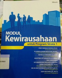 Modul kewirausahaan untuk program Strata 1