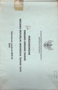 Persandingan Undang-Undang Dasar negara Republik Indonesia tahun 1945