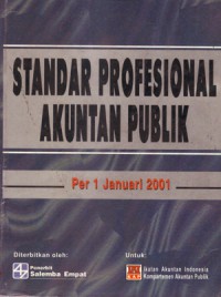 Standar profesional akuntan publik per 1 (satu) Januari 2001