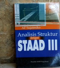 Analisis struktur dengan STAAD III