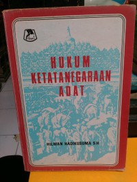 Hukum ketatanegaraan adat
