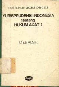 Yurisprudensi Indonesia tentang hukum adat 1