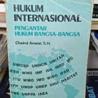 Hukum internasional: pengantar hukum bangsa-bangsa