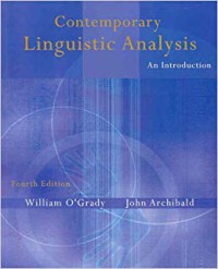 CONTEMPORARY linguistic analysis : an introduction