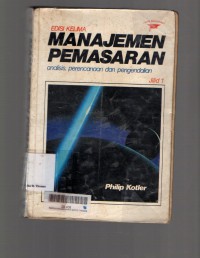 Manajemen Pemasaran: analisis, perencanaan, implementasi dan pengendalian