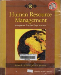 Human resource: manajemen sumber daya manusia