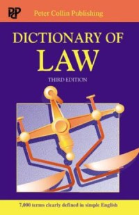 Dictionary of law