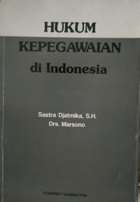 Hukum kepegawaian di Indonesia