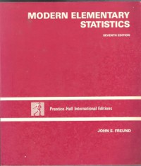 Modern elementary statistics