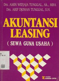 Akuntansi leasing : sewa guna usaha