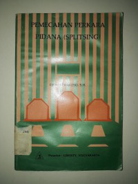 Pemecahan perkara pidana (splitsing)